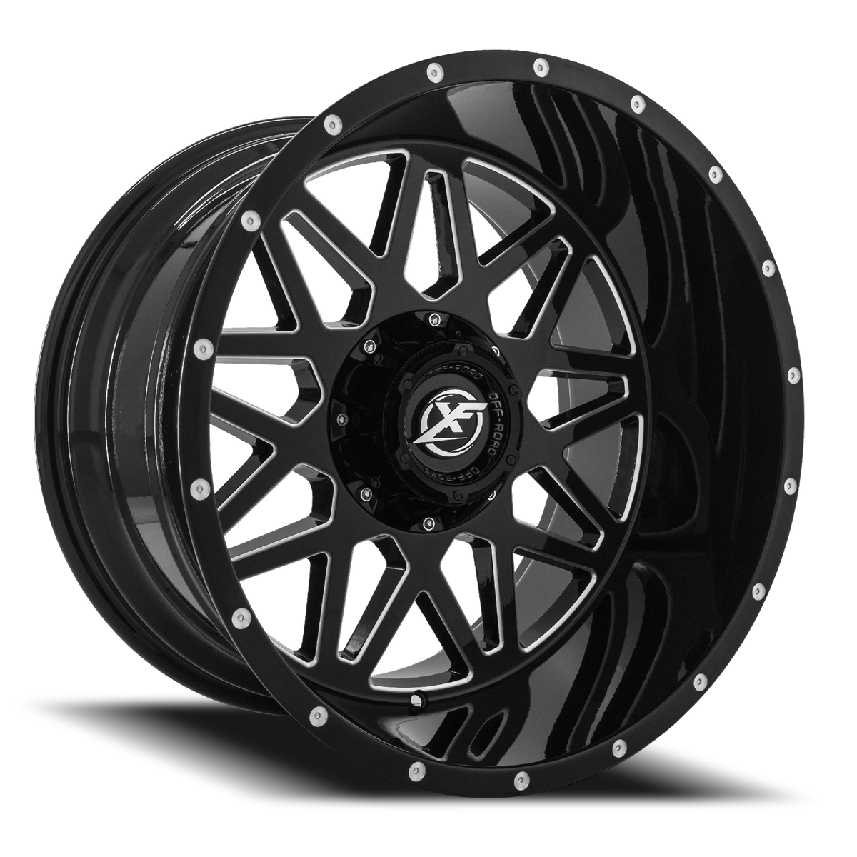 XF OFF-ROAD XF-211 20X9 0 5X139.7/5X150 GLOSS BLACK & MACHINED