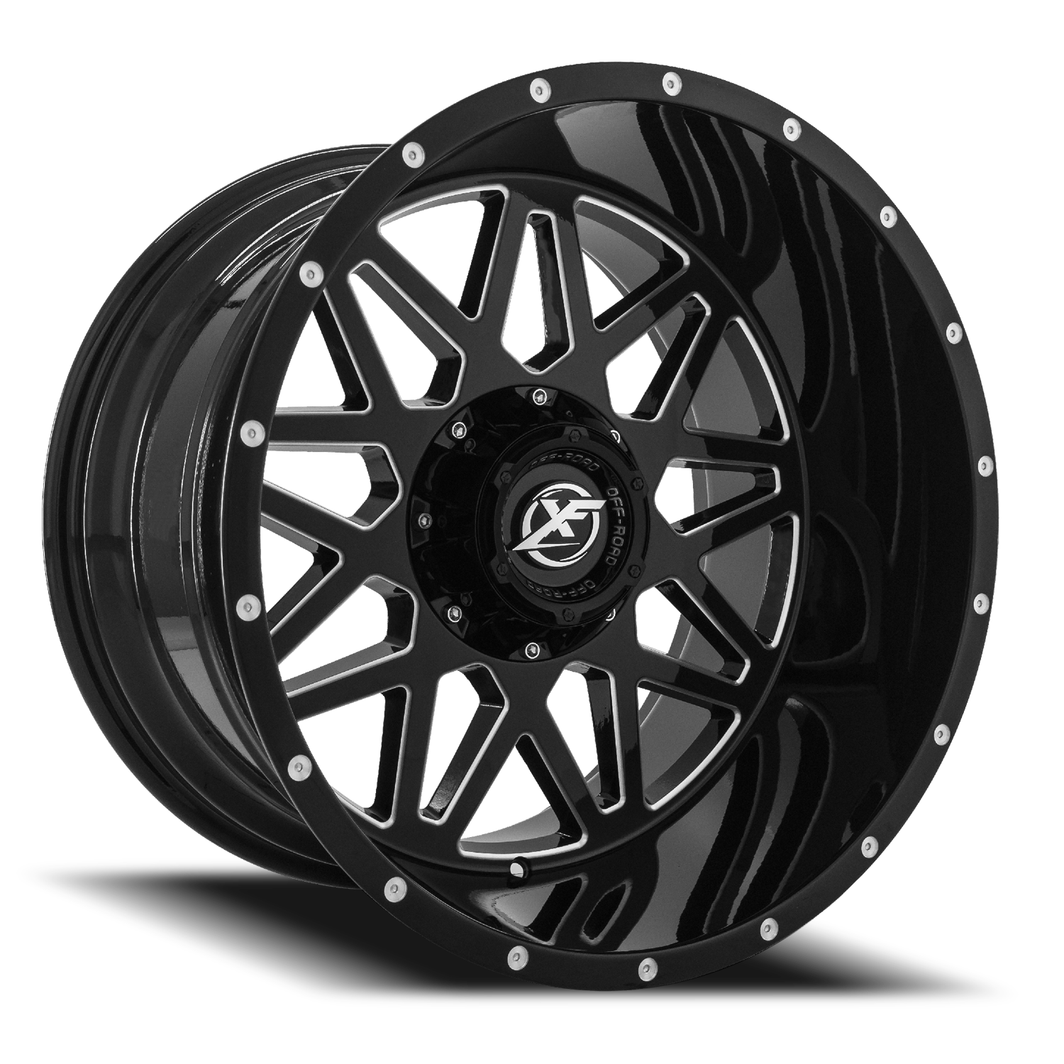 XF OFF-ROAD XF-211 20X9 0 5X139.7/5X150 GLOSS BLACK & MACHINED