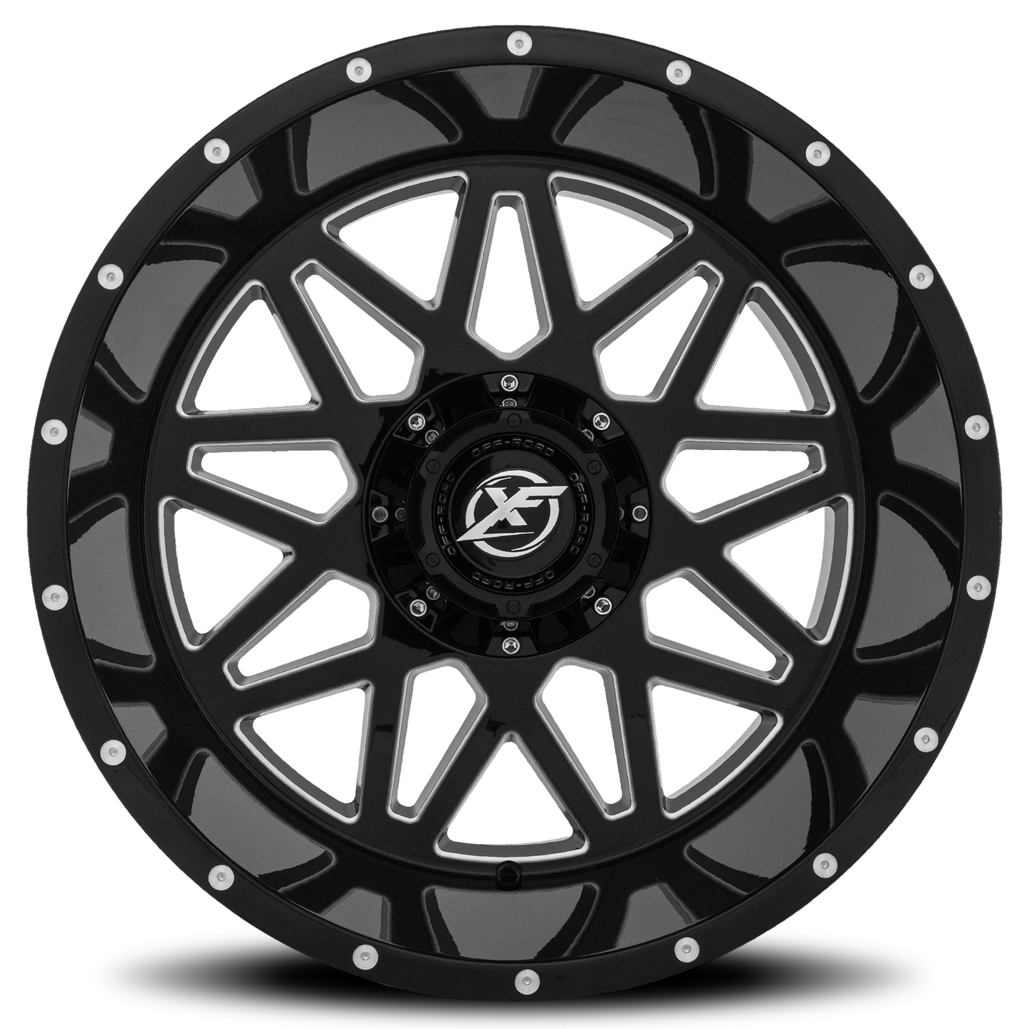XF OFF-ROAD XF-211 20X9 0 5X139.7/5X150 GLOSS BLACK & MACHINED