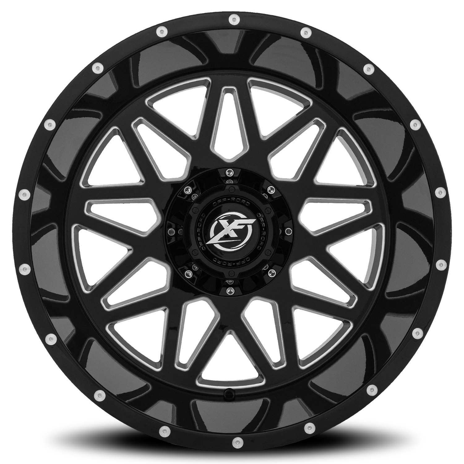 XF OFF-ROAD XF-211 20X9 0 5X139.7/5X150 GLOSS BLACK & MACHINED