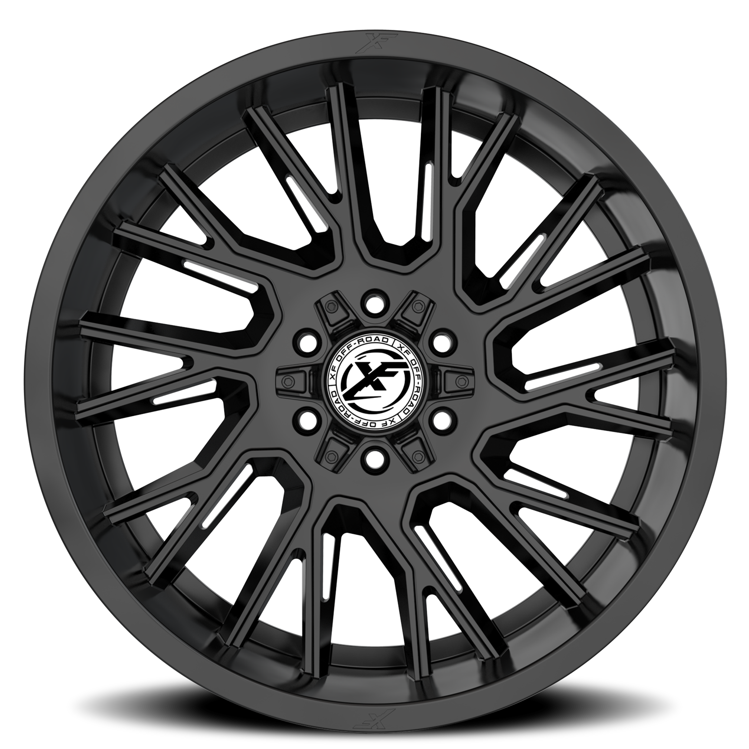 XF OFF-ROAD XF-230 20X10 -12 6X135/6X139.7 SATIN BLACK