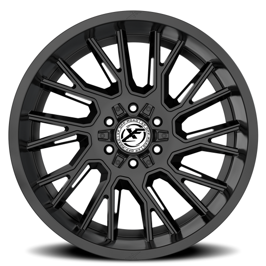 XF OFF-ROAD XF-230 17X9 12 5X127/5X139.7 SATIN BLACK
