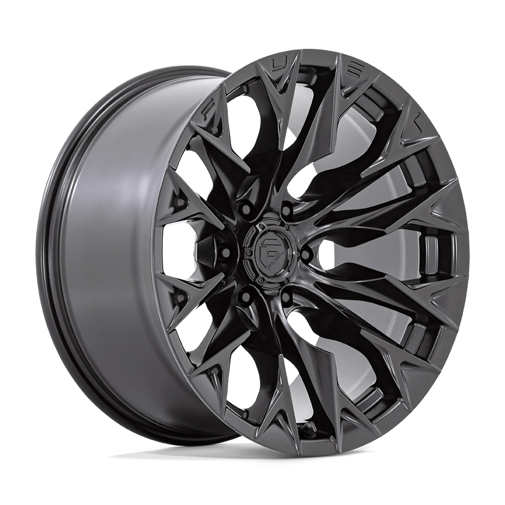 Fuel 1PC D804 FLAME 24X12 -44 5X127 BLACKOUT