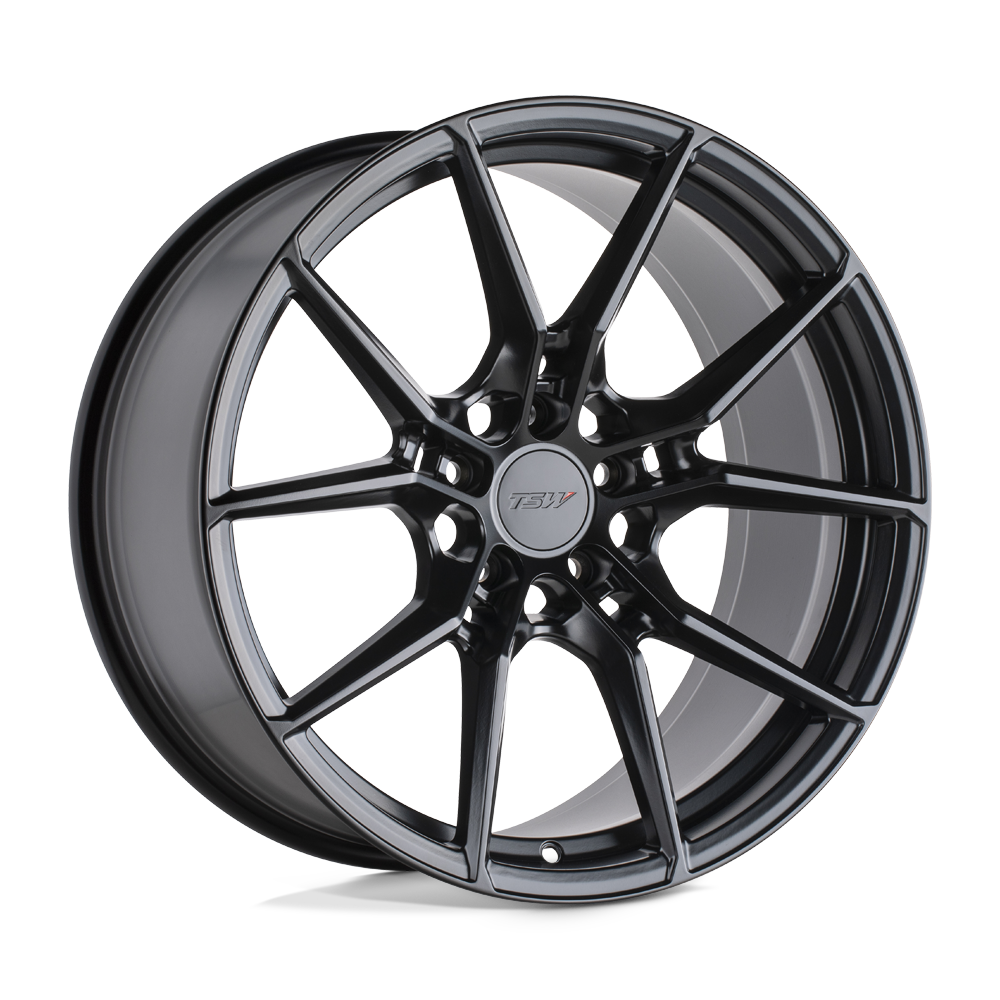 TSW NEPTUNE 18X9.5 39 5X112/5X112 SEMI GLOSS BLACK