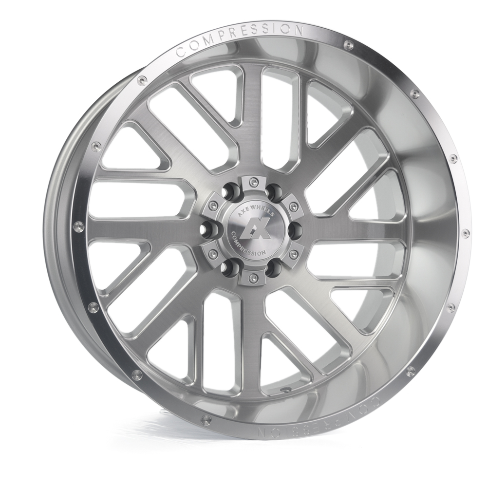 AXE Compression Forged Off-Road AX2.1 26x14 -76 6x135/6x139.7 (6x5.5) Silver Brush Milled