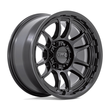 KMC KM727 WRATH 17X8.5 -10 5X127/5X5.0 SATIN BLACK