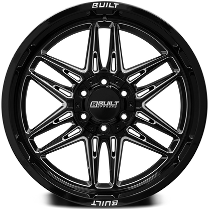 Built Offroad BTO-5 20x10 -19mm 5x127-5x139 Gloss Black
