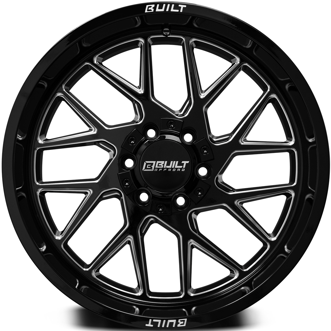 Built Offroad BTO-3 20x10 -19mm 5x127-5x139 Gloss Black