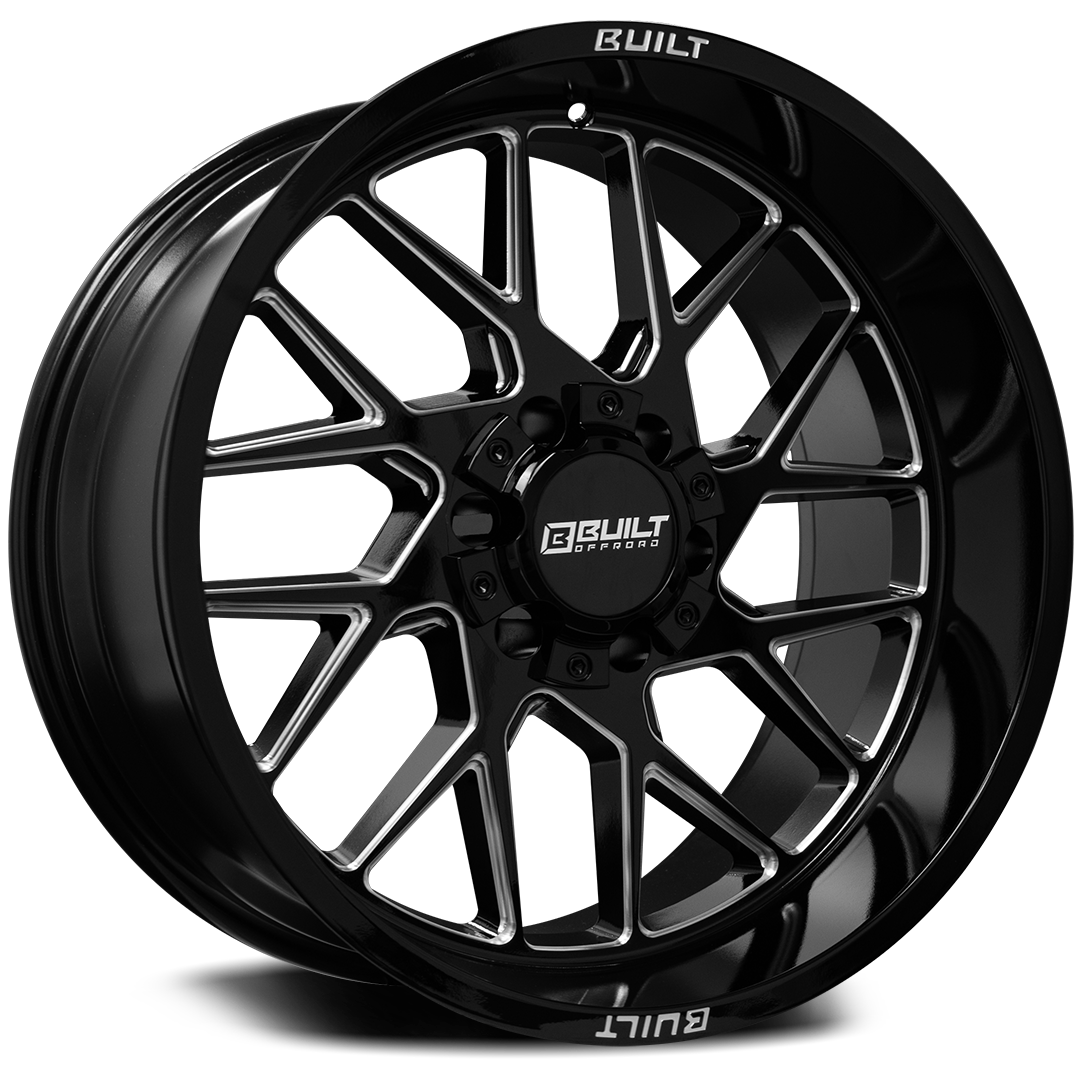 Built Offroad BTO-3 20x9 0mm 6x135-6x139.7 Gloss Black