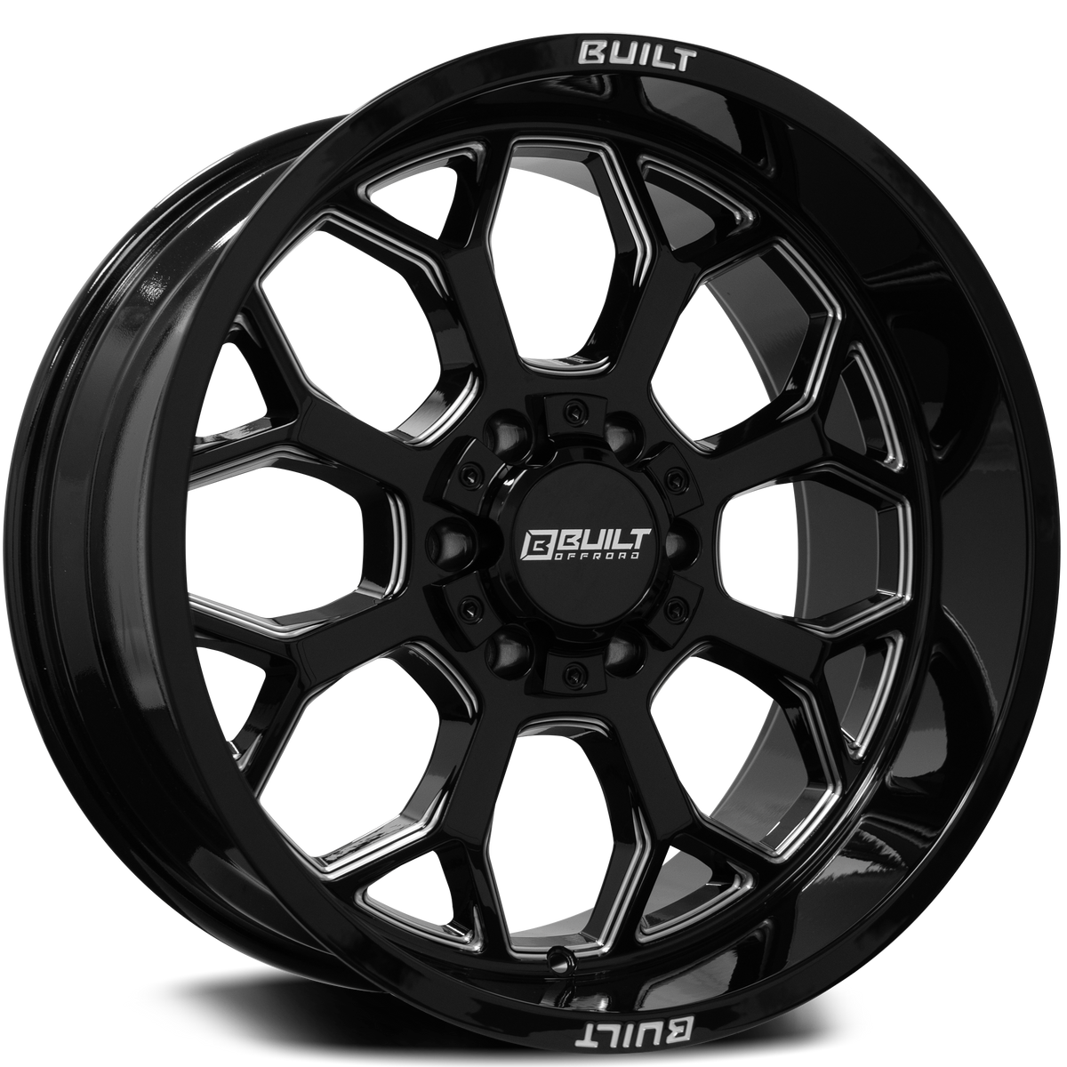 BUILT OFF-ROAD BTO-1 20x10 -19 8x170 GLOSS BLACK MILLED