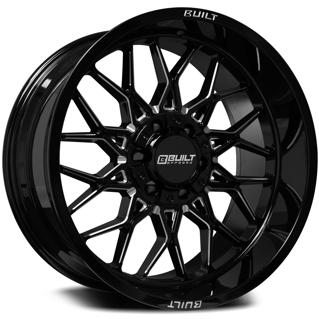 Built Offroad BTO-2 20x10 -19mm 6x135-6x139.7 Gloss Black