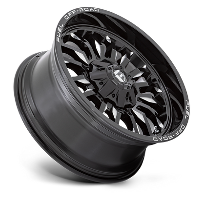 Fuel 1PC D795 ARC 20X9 1 8X170/8X6.7 Gloss Black Milled
