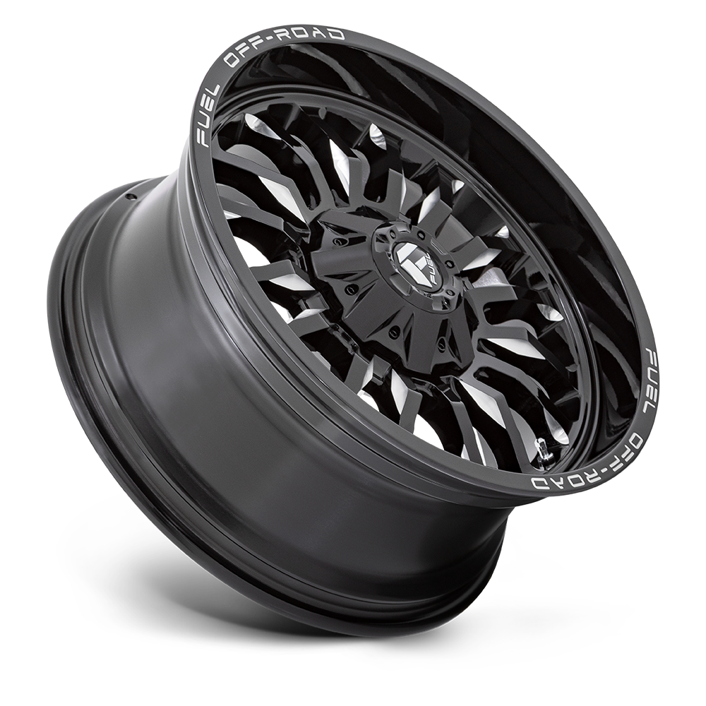 Fuel 1PC D795 ARC 20X9 1 5X139.7/5X150/5X5.5/150 Gloss Black Milled