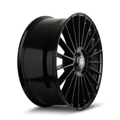 TOUREN TR10 - 22x9 35mm 5x112, 5x120 GLOSS BLACK Wheel | 3610-22909GB35