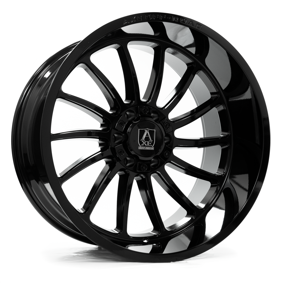 AXE CHRONUS 22x12 -44 8x180 GLOSS BLACK