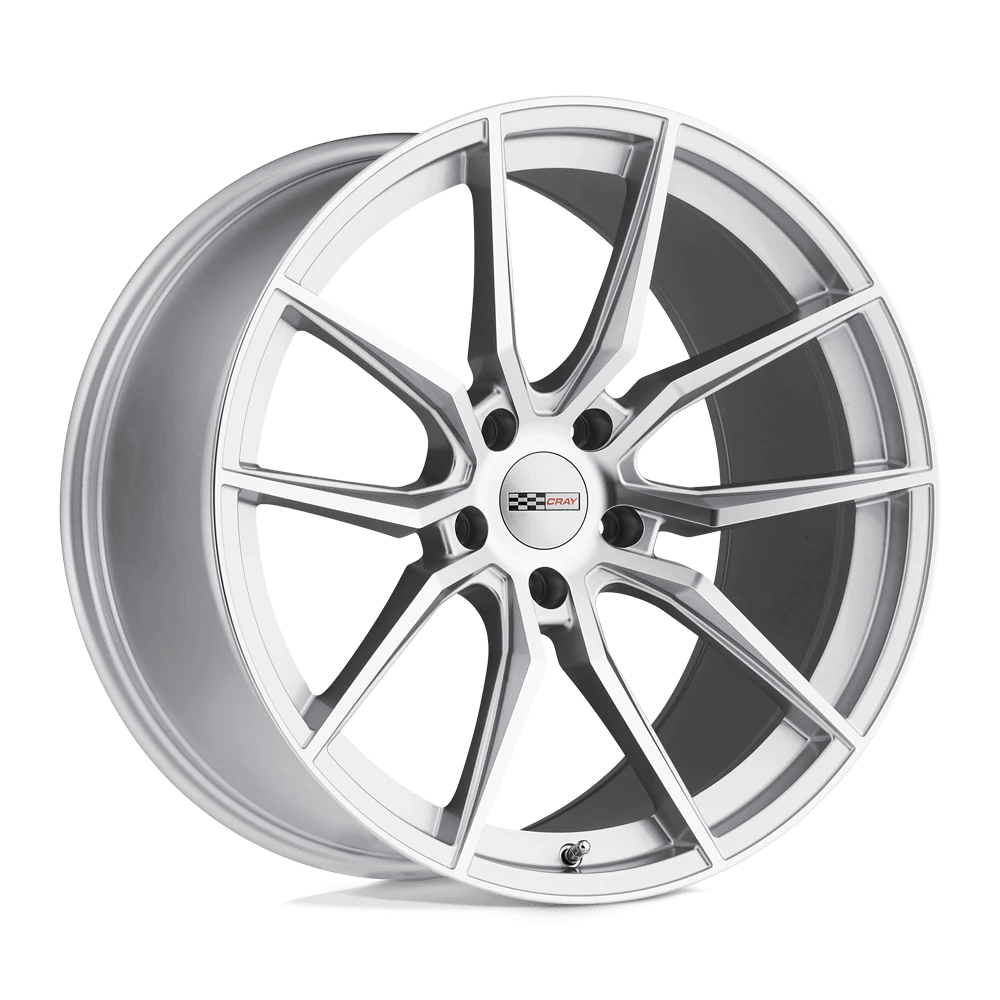 Cray SPIDER 20X11 76 5X120.65/5X4.75 SILVER W/ MIRROR CUT FACE
