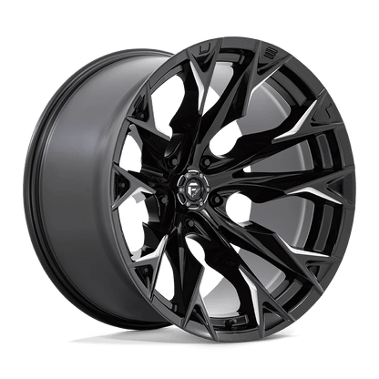 Fuel 1PC D803 FLAME 22X12 -44 5X127 GLOSS BLACK MILLED