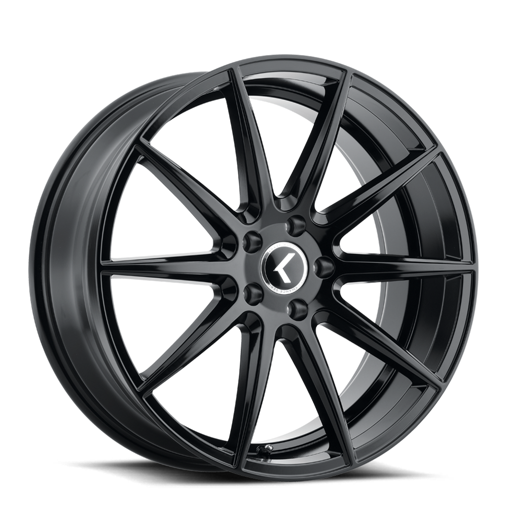 Kraze KR194 Cosmos - 20x8.5 38mm 5x120 Gloss Black Wheel | KR194-2812GB38