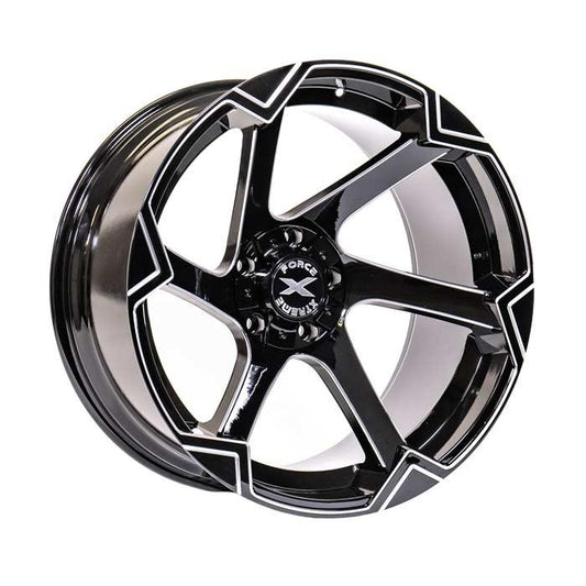 Xtreme Force XF-11 22x12 -51 6x139.7 (6x5.5)/6x135 Black and Milled R