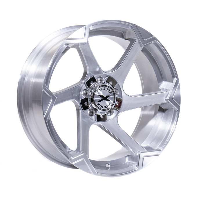 Xtreme Force XF-11 22x12 -51 5X127 (5x5)/5x139.7 (5x5.5) Full Brushed (right)