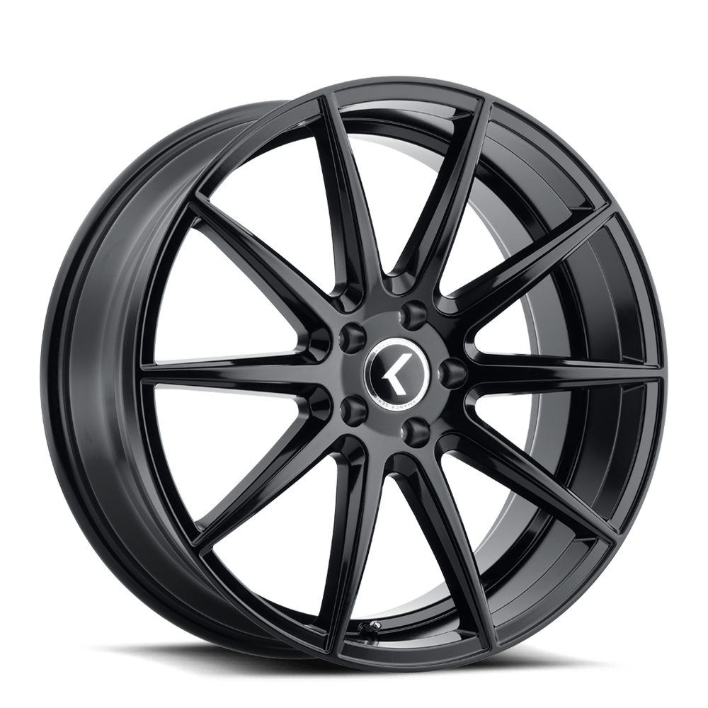 Kraze KR194 Cosmos - 18x8 40mm 5x114.3 (5x4.5) Gloss Black Wheel | KR194-8865GB40