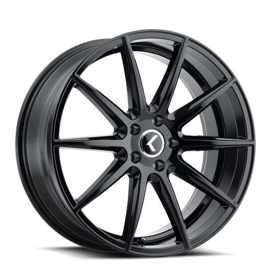 Kraze KR194 Cosmos - 18x8 40mm 5x114.3 (5x4.5) Gloss Black Wheel | KR194-8865GB40
