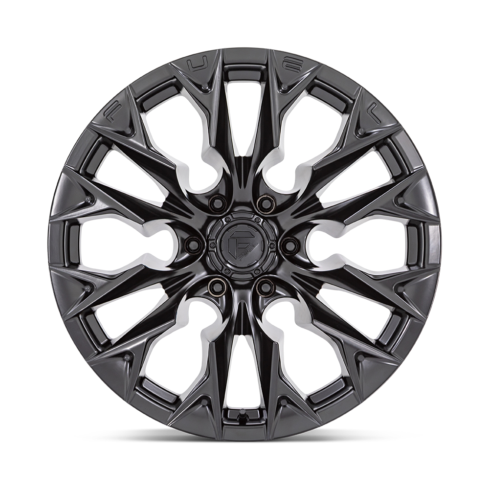 Fuel 1PC D804 FLAME 20X10 -18 6X139.7 BLACKOUT