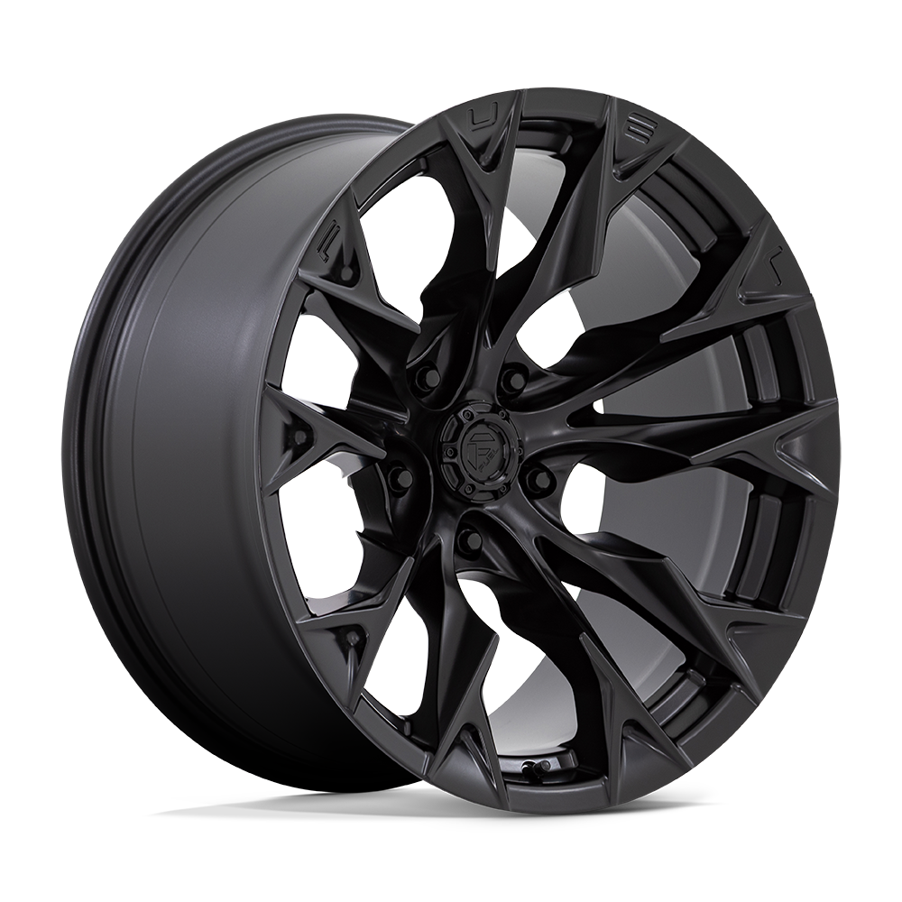 Fuel 1PC D804 FLAME 20X12 -44 5X127 BLACKOUT