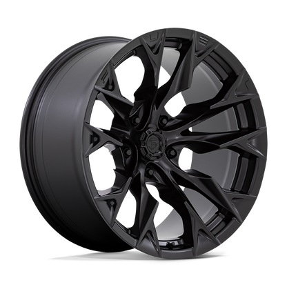 Fuel 1PC D804 FLAME 20X12 -44 5X127 BLACKOUT