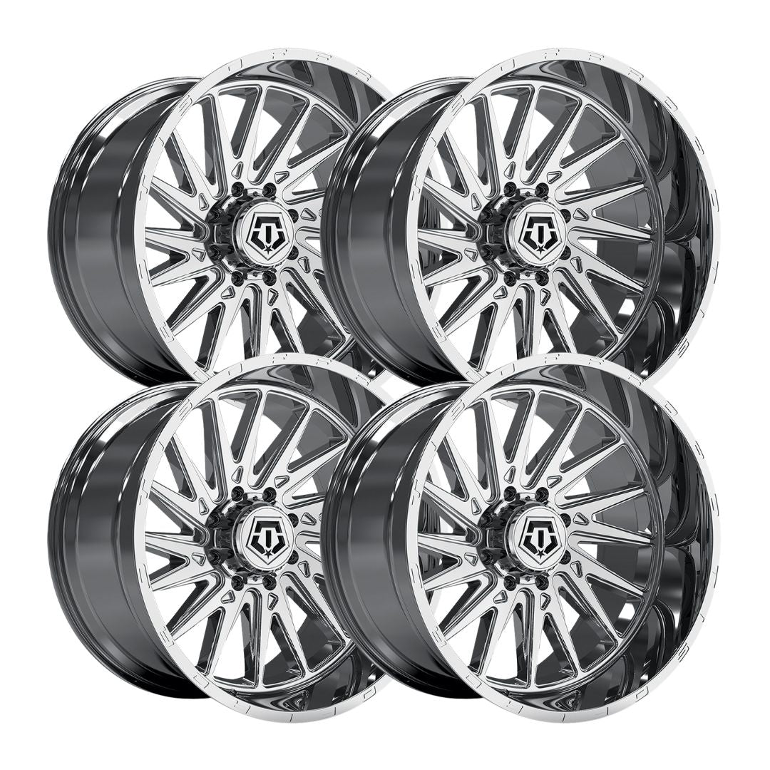 TIS 547C 20x10 -25 6x135 4pcs | Fits Ford F-150 | Free TPMS Sensors or Lug Nuts