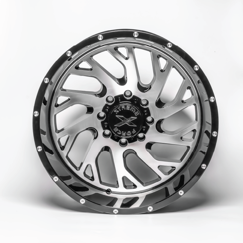 Xtreme Force XF-8 24x14 -76 6x135 Black Brushed (right)