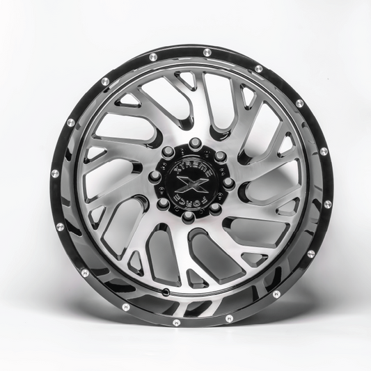 Xtreme Force XF-8 24x14 -76 6x135 Black Brushed (right)