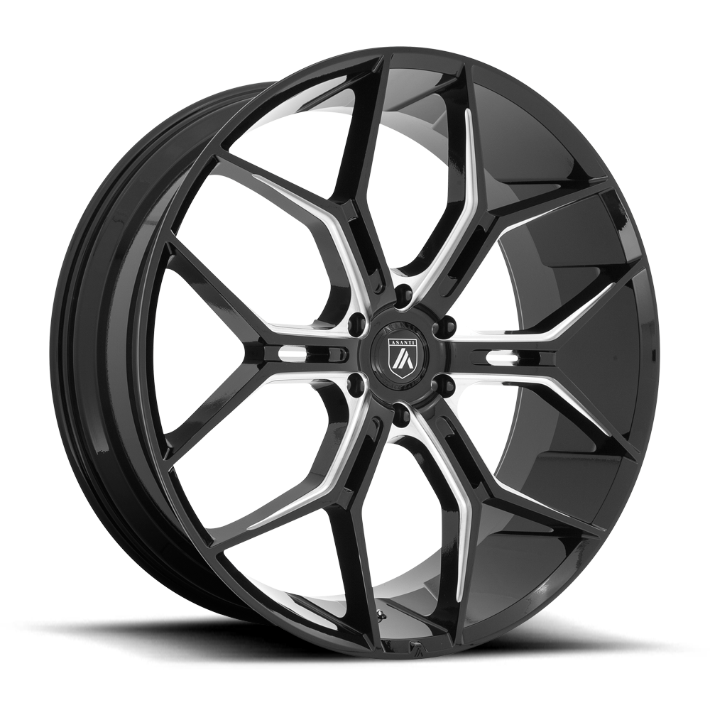 Asanti Black ABL-38 MONARCH TRUCK 22X9.5 38 6X120/6X120 Gloss Black Milled