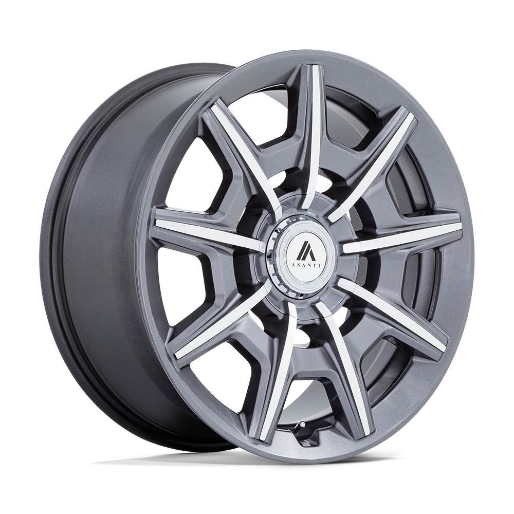 ASANTI BLACK ABL-41 ESQUIRE 20X9 45 5X108/5X112 GLOSS ANTHRACITE BRIGHT MACHINED