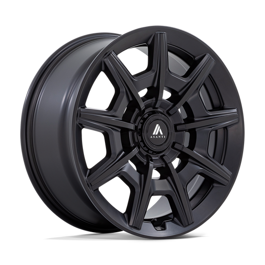 ASANTI BLACK ABL-41 ESQUIRE 22X9 27 5X112/5X120 SATIN BLACK WITH GLOSS BLACK FACE