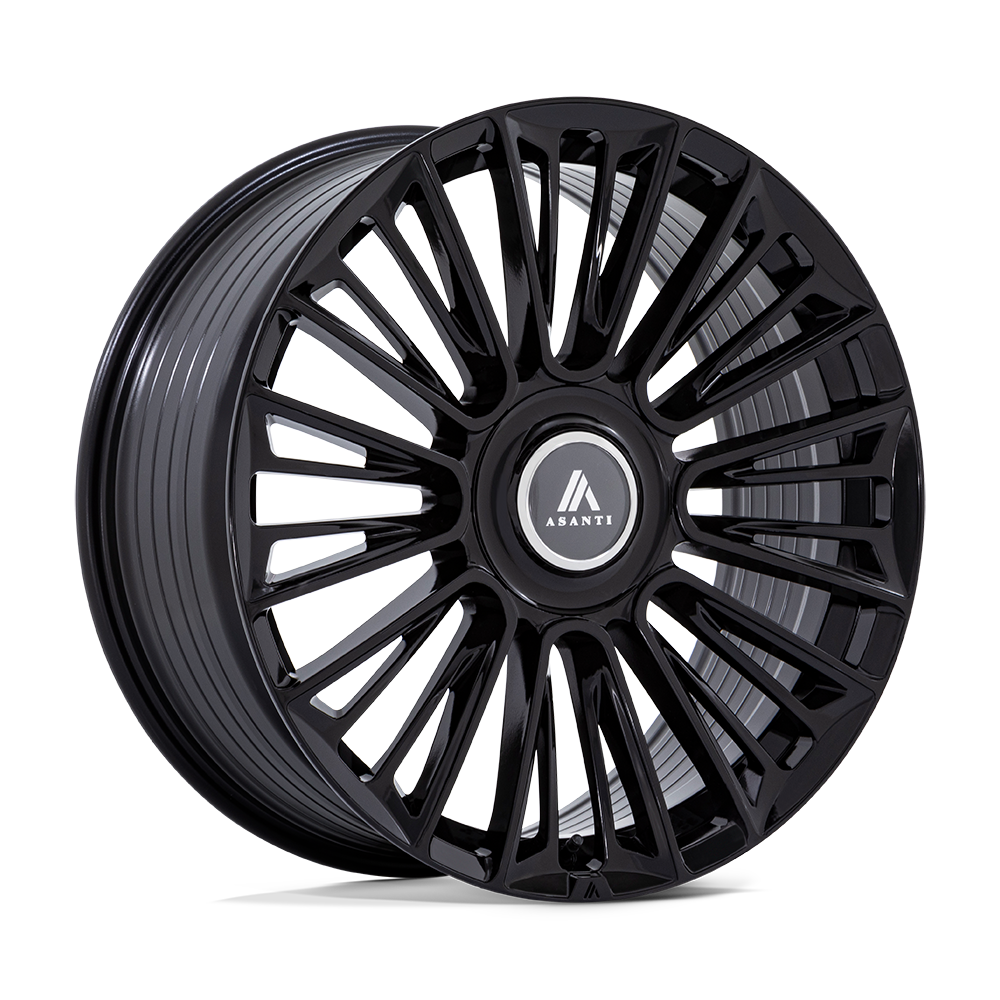 Asanti Black AB049 PREMIER - 22x9.5 30mm 6x120/6x132 GLOSS BLACK Wheel | AB049BX22956A30