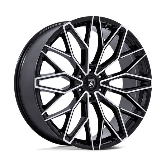 ASANTI BLACK AB050 MOGUL 6 26x10 30 6x135 GLOSS BLACK W/ MACHINED FACE