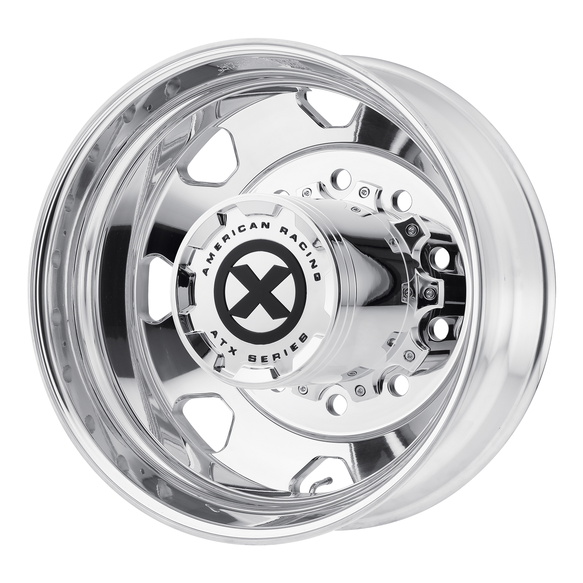 ATX AO401 OCTANE 24.5X8.25 -168 10X285.75/10X11.25 Polished - Rear
