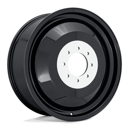 Fuel 1PC D500 DUALIE INNER 20X8.25 97 8X165.1/8X6.5 GLOSS BLACK