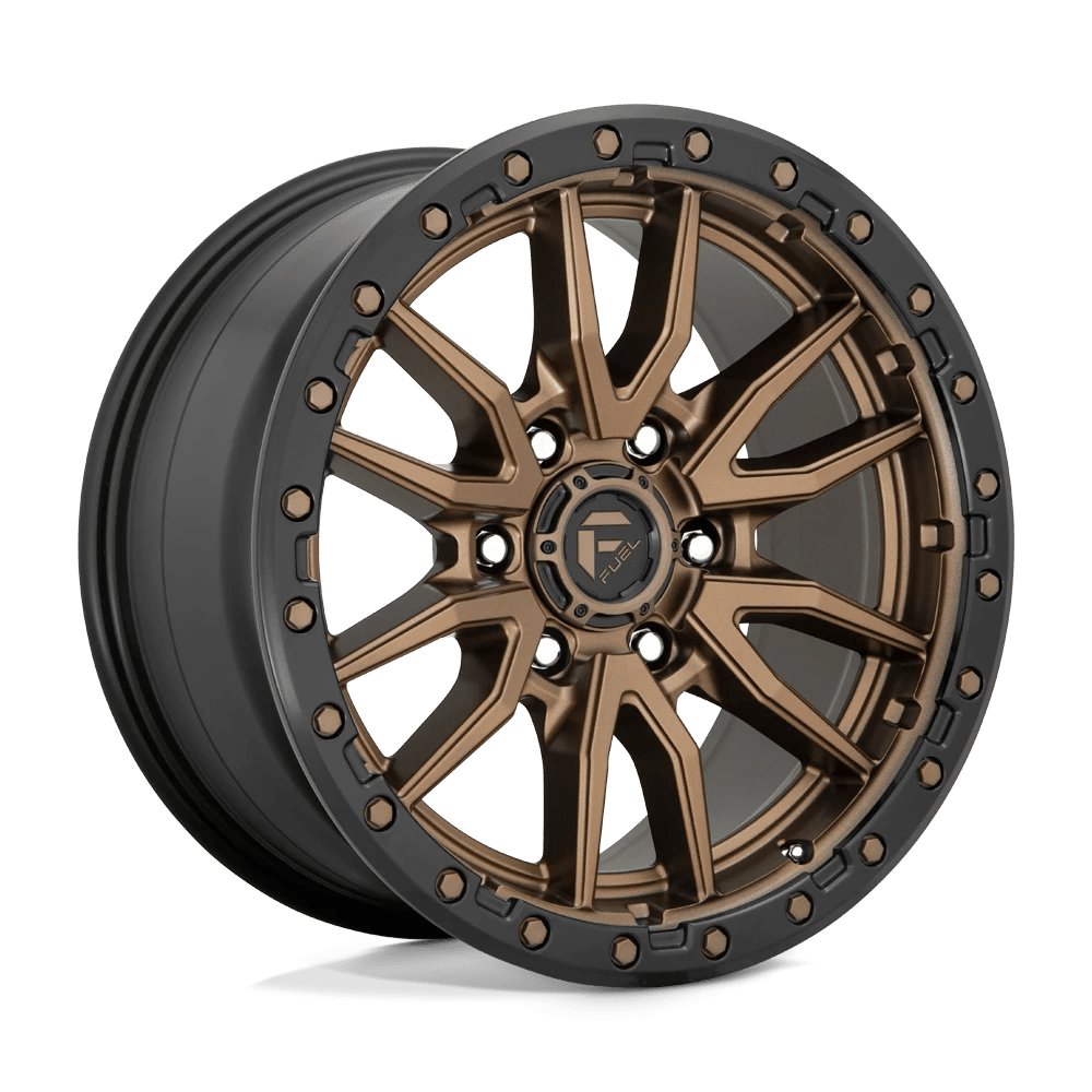 Fuel 1PC D681 REBEL 16X8 1 6X139.7/6X5.5 MATTE BRONZE BLACK BEAD RING