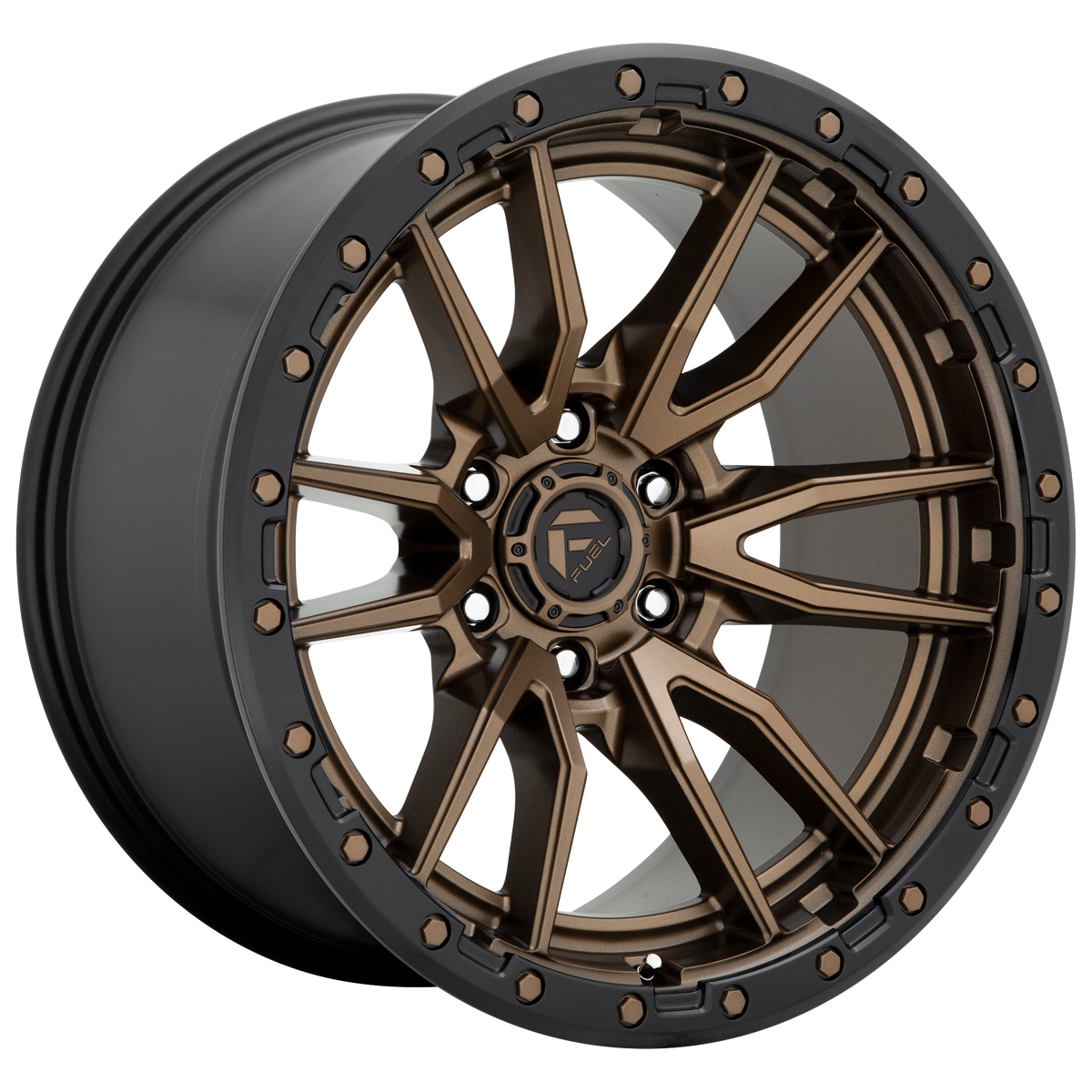 Fuel 1PC D681 REBEL 18X9 20 5X150 MATTE BRONZE BLACK BEAD RING