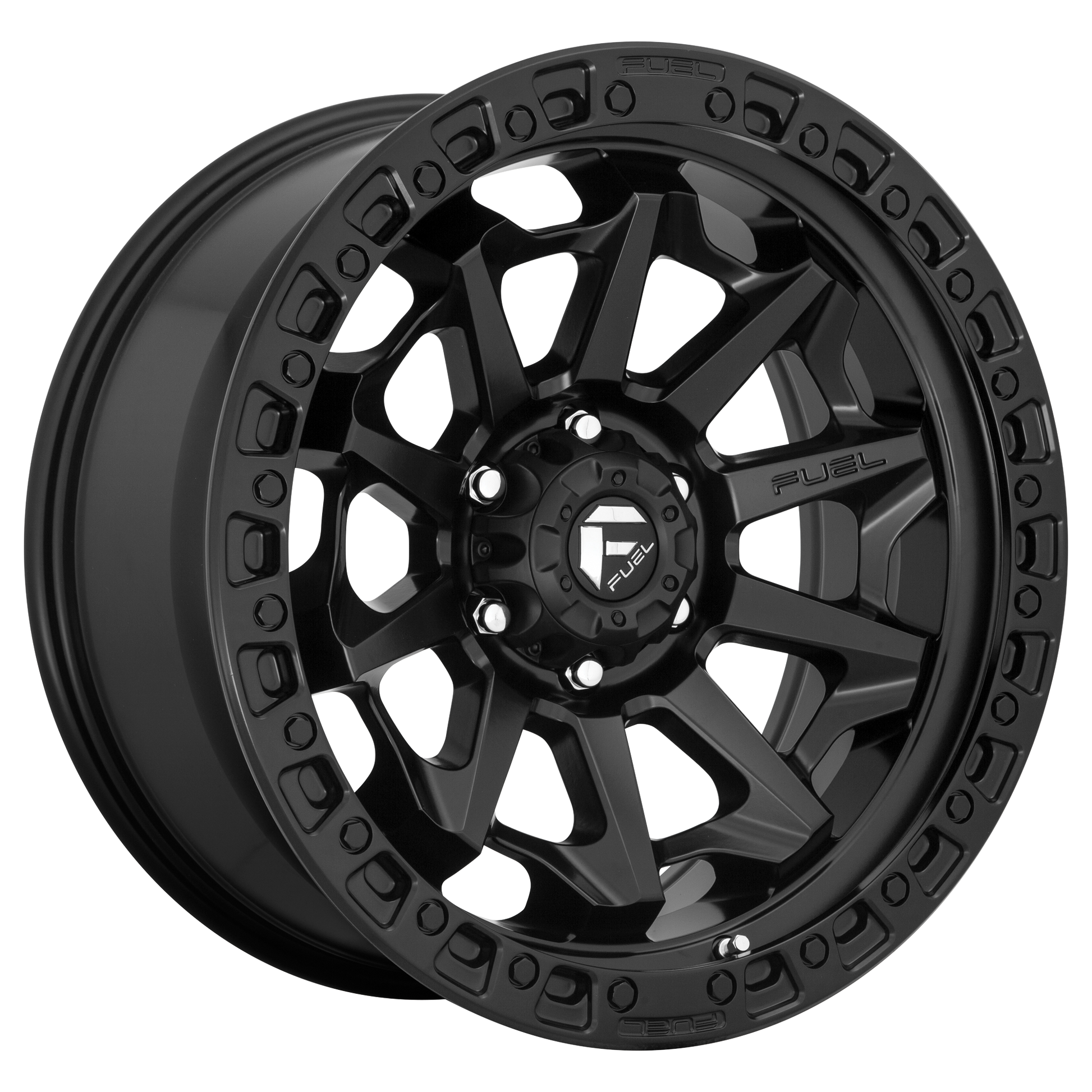 Fuel 1PC D694 COVERT 15X8 -19 5X114.3/5X4.5 MATTE BLACK