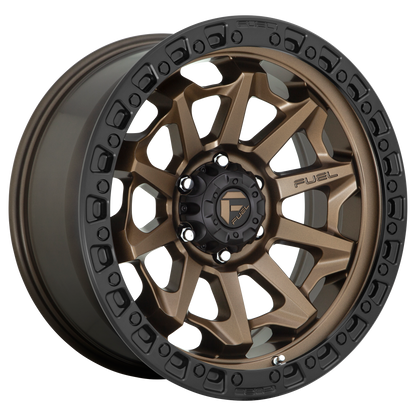 Fuel 1PC D696 COVERT 18X9 1 8X165.1 MATTE BRONZE BLACK BEAD RING