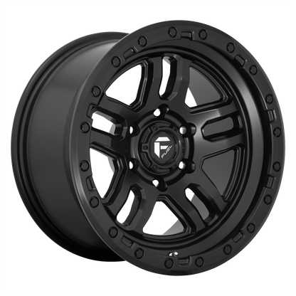 Fuel 1PC D700 AMMO 17X9 1 6X120 MATTE BLACK