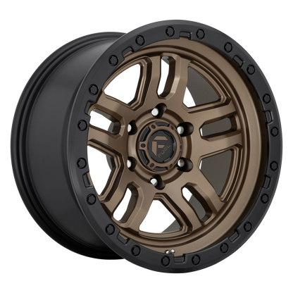 Fuel 1PC D702 AMMO 20X9 1 6X139.7 MATTE BRONZE BLACK BEAD RING