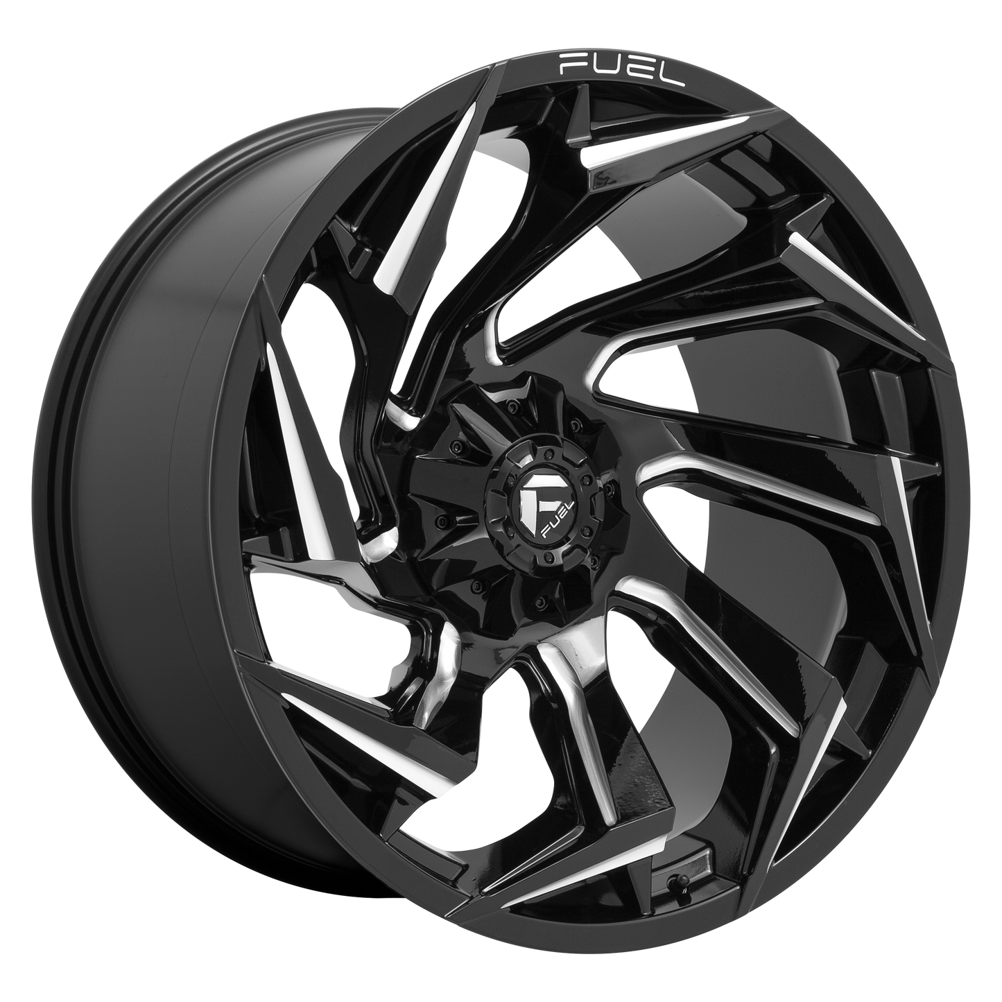 Fuel 1PC D753 REACTION 22X10 -18 8X170/8X6.7 Gloss Black Milled