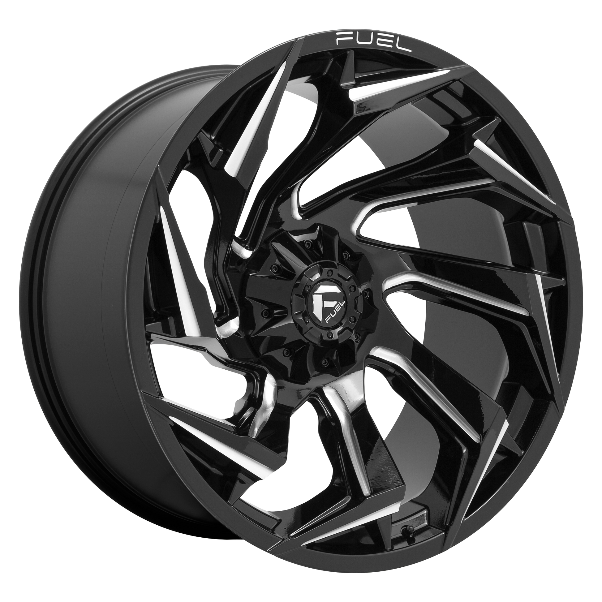 Fuel 1PC D753 REACTION 22X10 -18 8X170/8X6.7 Gloss Black Milled