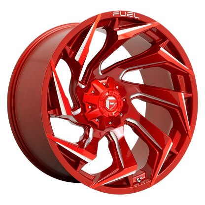 Fuel 1PC D754 REACTION 22X10 -18 8X170/8X6.7 Candy Red Milled