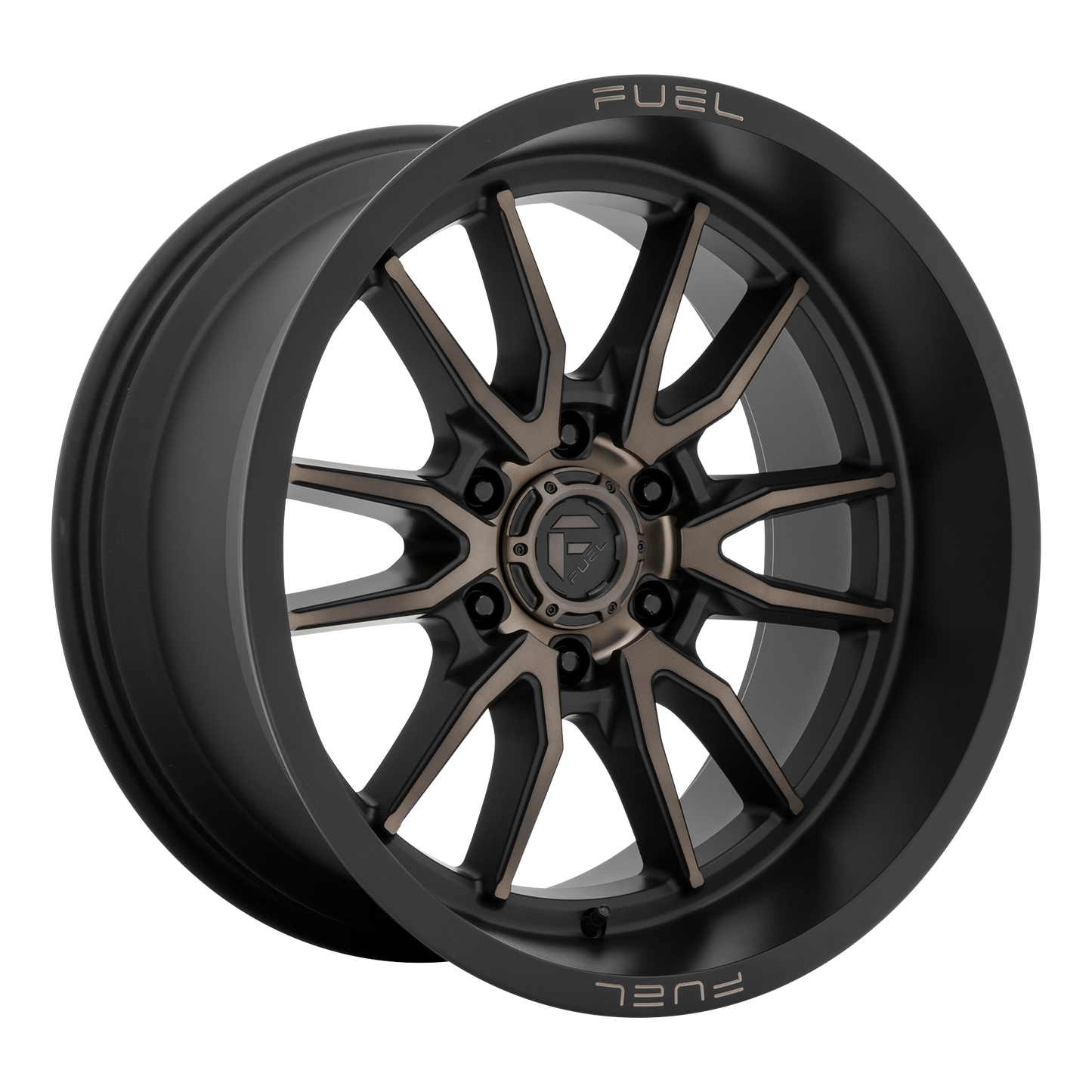 Fuel 1PC D762 CLASH 22X10 -18 6X139.7/6X5.5 Matte Black Double Dark Tint