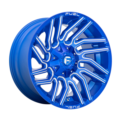 Fuel 1PC D774 TYPHOON 20X10 -18 8X170/8X6.7 Anodized Blue Milled